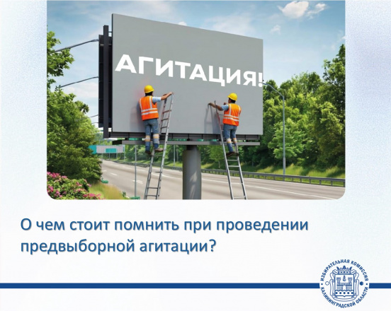 ЕДГ-2025. О предвыборной агитации