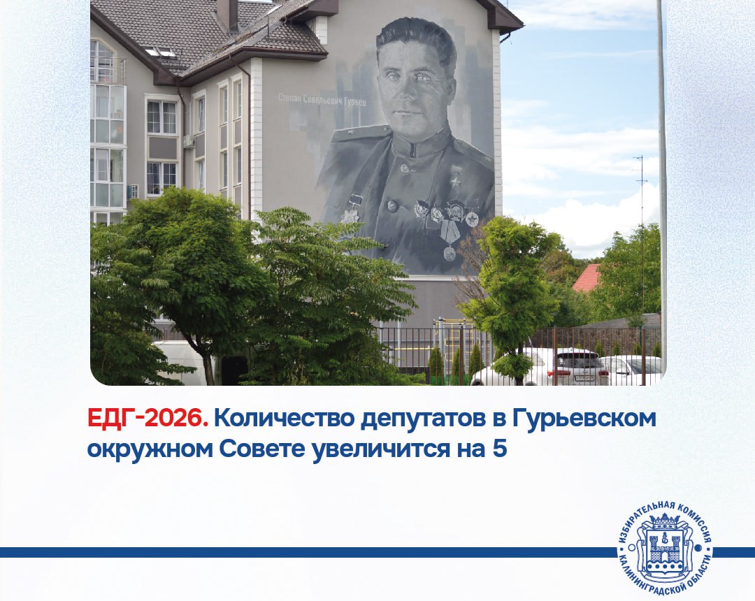 ЕДГ-2026. В новом составе Гурьевского окружного совета будет 25 депутатов